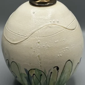 The Tide Within centers around the painted circle — a quiet symbol of containment, wholeness, and the desire to feel held through life’s changing tides. (view 2 of 4)