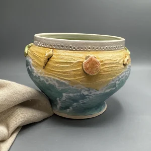 Part of the Tide Marks — A Small Coastal Study collection, Tide Pool Memory reflects the quiet language of shoreline discoveries carried home in childhood hands. (view 4 of 4)